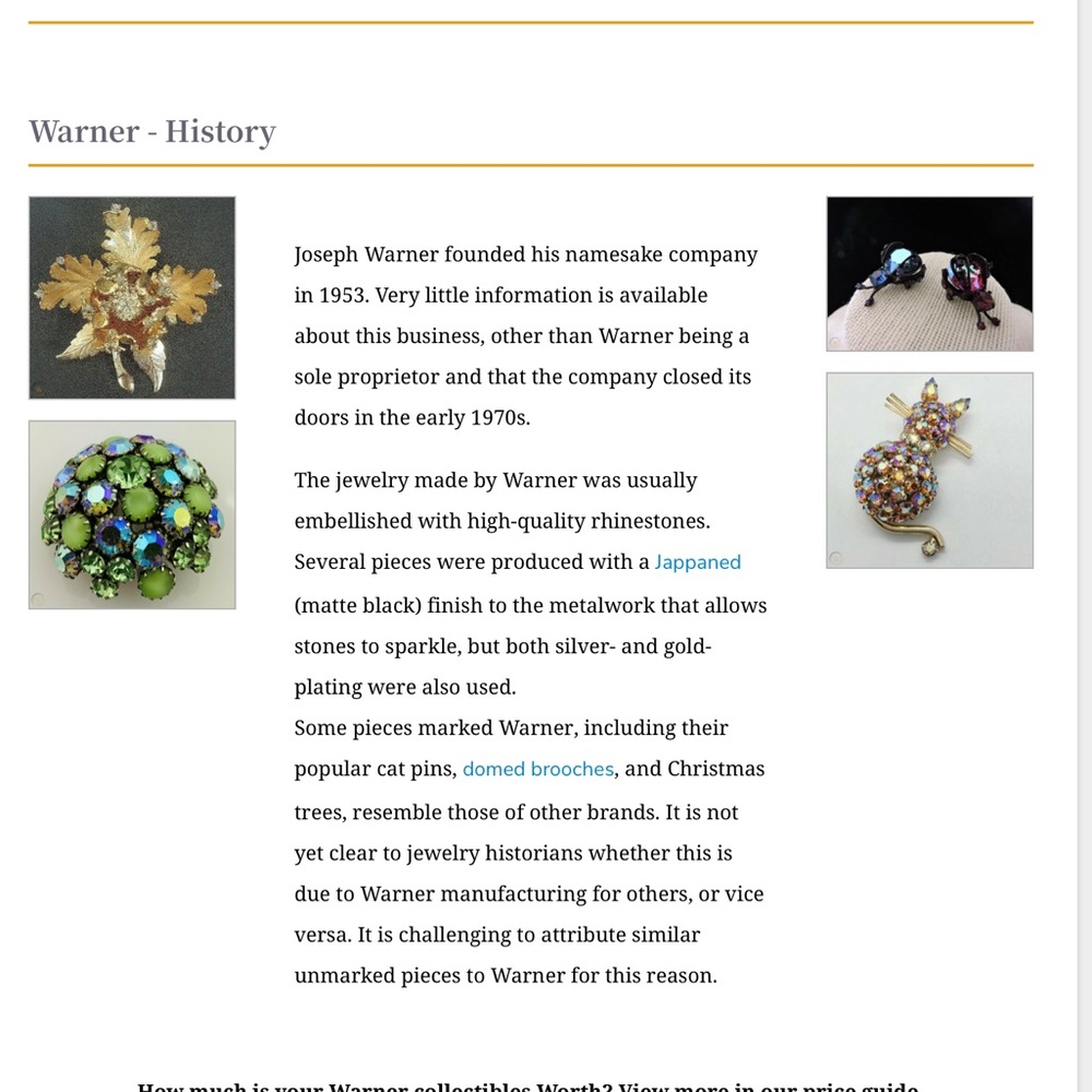 Vintage WARNER Kitty Brooch. - Picture 10 of 10